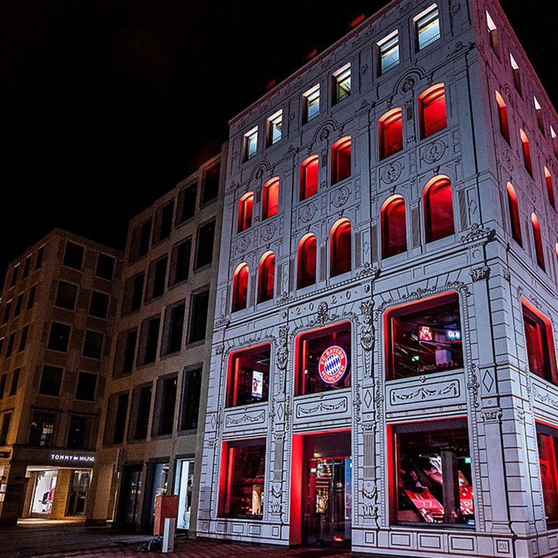 FC Bayern München – Digital Signage in den Stores